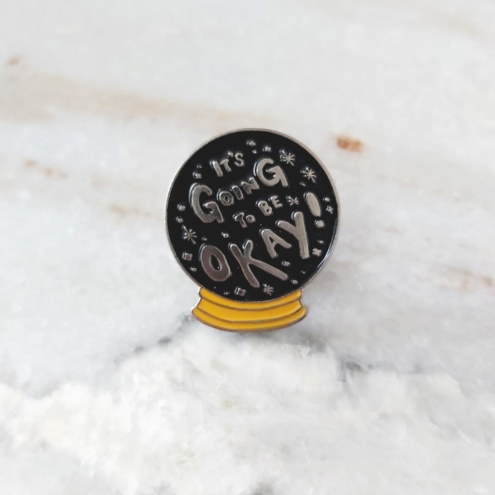 🖤 3/$20 Crystal Ball Enamel Pin